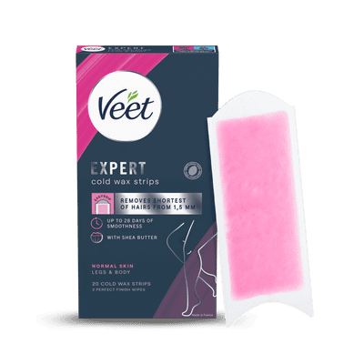 Veet Expert Cold Wax Strips Legs & Body Normal