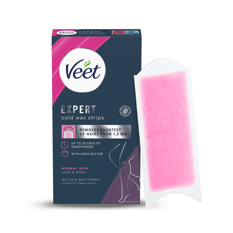 Veet Expert Wax Strips Ben & Kropp Normal Hud 40 st