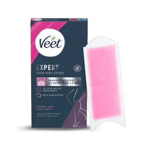 Veet Expert Wax Strips Ben & Kropp Normal Hud 20 st