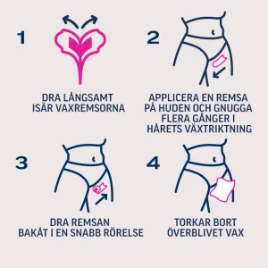 Veet Expert Wax Strips Bikini & Armhåla Normal Hud 16 st