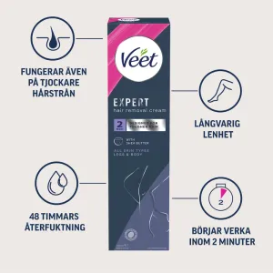 Veet Expert Hårborttagningskräm Ben & Kropp 200 ml