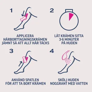 Veet Pure Hårborttagningskräm Ben & Kropp Torr Hud 200 ml
