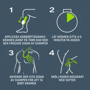 Veet Men Total Pro Hårborttagningskräm för Man för Duschen Normal Hud 150 ml