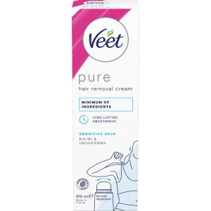 Veet Pure Hårborttagningskräm Bikini & Armhål Känslig hud 100 ml