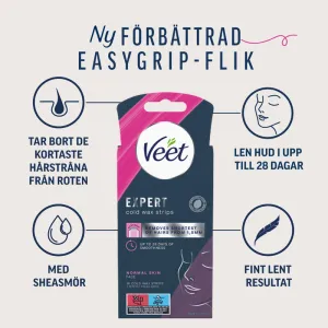 Veet Expert Wax Strips Ansikte Normal Hud 16 st